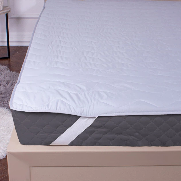 Наматрацник MirSon №9055 Eco Light Gray Тенсель Modal 160x200 см (2200006086932) - зображення 2
