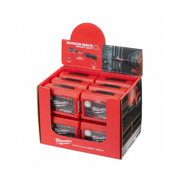Біти Milwaukee Shockwave GEN III, набір 32шт, сталь, кейс (00124150) - изображение 4
