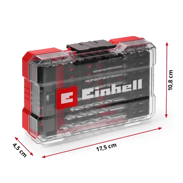 Набір ударних біт і свердл по металу Einhell 39шт M-Case 0.64кг (00134045) - Фото 7 Набір ударних біт і свердл по металу Einhell 39шт M-Case 0.64кг (00134045) - изображение 7