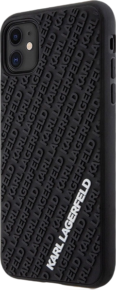 Etui Karl Lagerfeld 3D Rubber Multi Logo do Apple iPhone 11 Black (KLHCN613DMKRLK) - obraz 2
