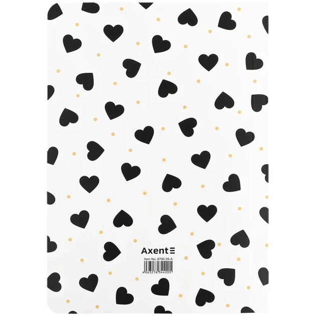 Книга записная Axent Black&White A5, 80 листов, клетка 8700-26-A - Фото 5 Книга записная Axent Black&White A5, 80 листов, клетка 8700-26-A - изображение 5