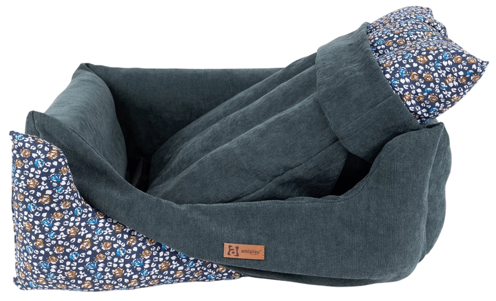 Чохол Amiplay для лежанки Moni розмір M Зелений (5907563304659) - зображення 2