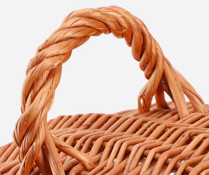 Переноска плетена Kadax Marra 40 x 48 x 45 см, Коричневий K9137 (5903699484883) - зображення 5