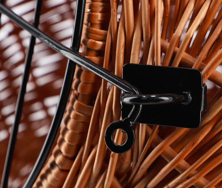 Переноска плетена Kadax Marra 40 x 34 x 42 см, Коричневий K9136 (5903699484876) - зображення 4