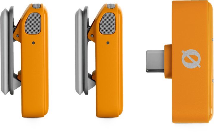 Mikrofon Rode Wireless Micro USB-C Pomarańczowy (698813017942) - obraz 3