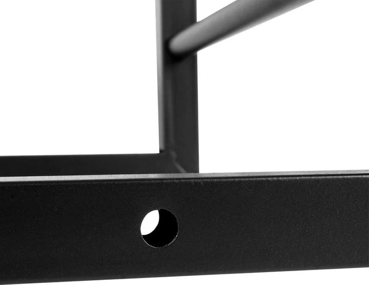 Stojak na drewno kominkowe Ambiance metalowy czarny 45 x 28 x 70 cm (8720573495622) - obraz 5