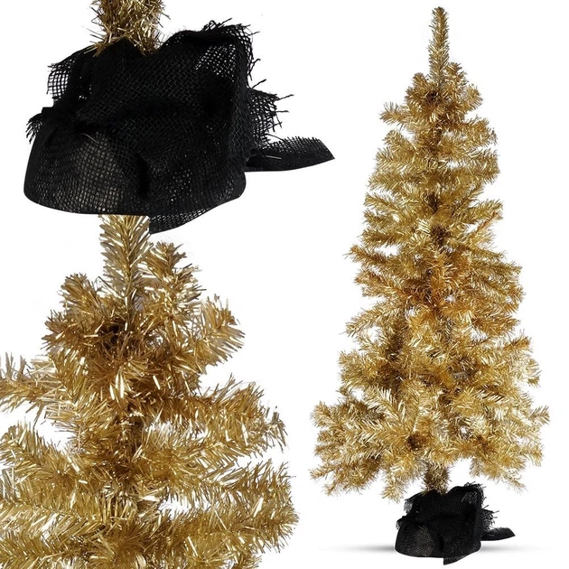 Штучна ялинка Home Styling Collection 839021 Золота 120 см (8719987952661) - зображення 2