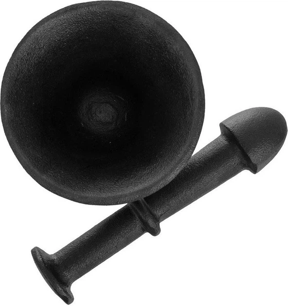 Moździerz do przypraw Orion Litina żeliwny czarny (8592381162498) - obraz 2