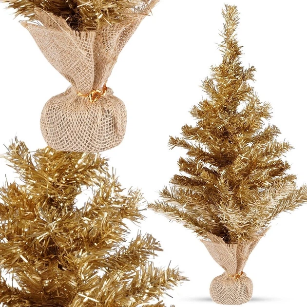 Штучна ялинка Home Styling Collection 839019 Золота 60 см (8719987948510) - зображення 2