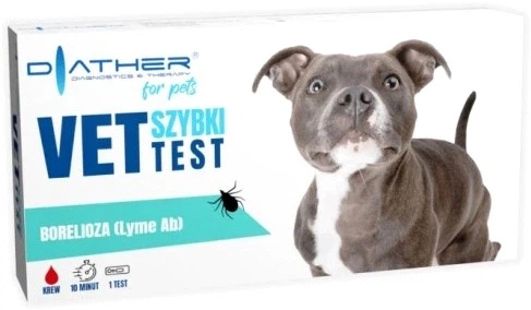 Test diagnostyczny Diather Vet-Test Borelioza Lyme Ab dla psów (5902205135219) - obraz 1