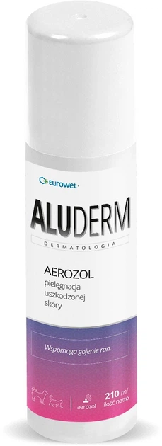 Spray do pielęgnacji skóry Eurowet Aluderm u psów i kotów 200 ml (5907785440043) - obraz 1