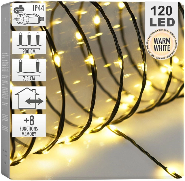 Гірлянда Vilde 839302 ялинкова 120 LED 893 см (8719987989810) - зображення 1