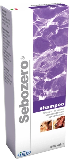 Szampon przeciwłojotokowy Geulincx Sebozero dla psów i kotów 250 ml (8009722000147) - obraz 1
