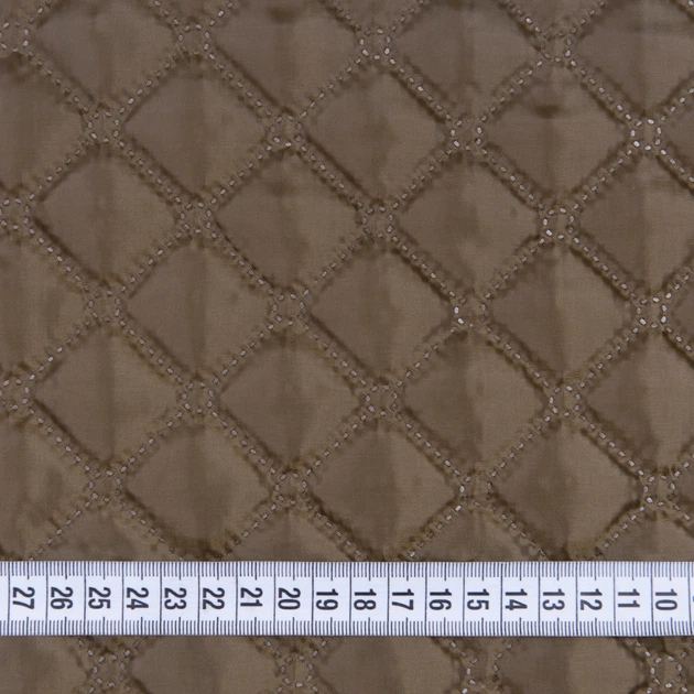 Синтепон 100g термопай 3см*3см с подкладкой 190т коричневый (155г/м.кв150см пог.м) 181624 - изображение 3