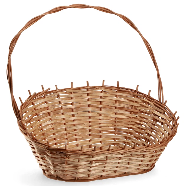 Koszyk wiklinowy prezentowy Kadax Mede 47 x 30 cm Naturalny K9155 (5903699485064) - obraz 1