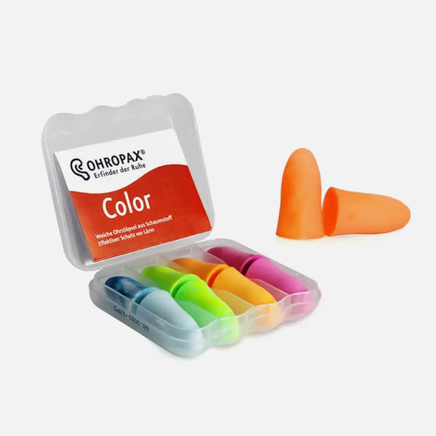 Пинни беруши для сна Ohropax Color с уровнем приглушения 35 дБ - изображение 2
