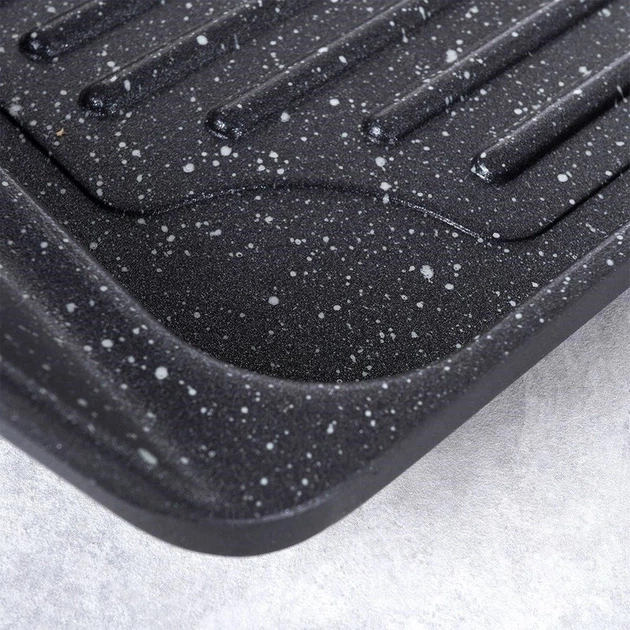 Сковорода-гриль Orion Grande гранітна 42 × 27 см (8592381132699) - зображення 4