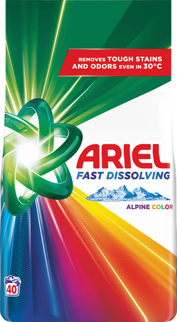 Proszek do prania Ariel Alpine Color 2.2 kg (8700216733311) - obraz 1