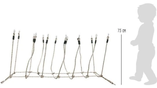 Мотузковий міст Small Foot для скелелазіння 6998 (4020972069986) - зображення 2