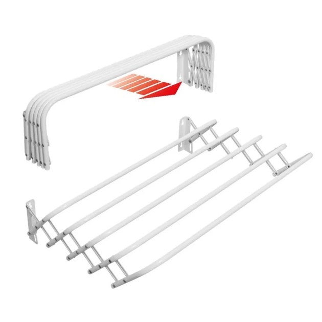 Сушилка для белья Casa Si Towel Flex 3 White Настенная (CS92194X10) (DAS302383) - Фото 3 Сушилка для белья Casa Si Towel Flex 3 White Настенная (CS92194X10) (DAS302383) - изображение 3