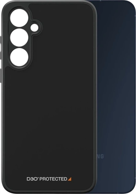 Etui plecki Panzer Glass Hard Case D3O do Samsung Galaxy A55 Black (5711724004735) - obraz 1