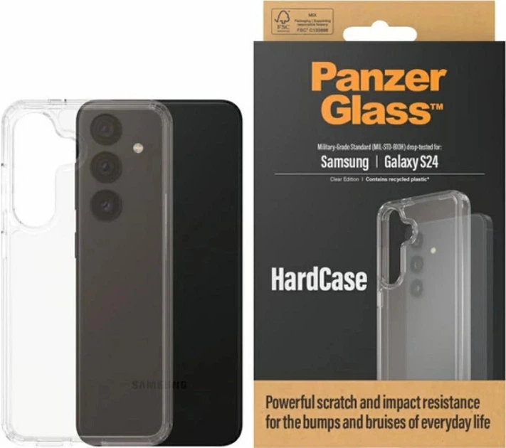 Etui plecki Panzer Glass Hard Case do Samsung Galaxy S24 Transparent (5711724012136) - obraz 3