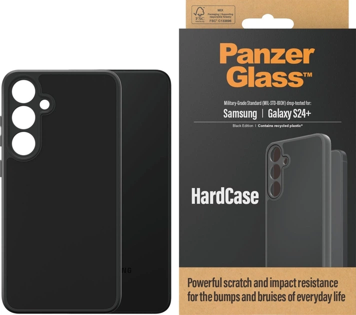 Панель Panzer Glass Hard Case для Samsung Galaxy S24 Plus Black (5711724012211) - зображення 3