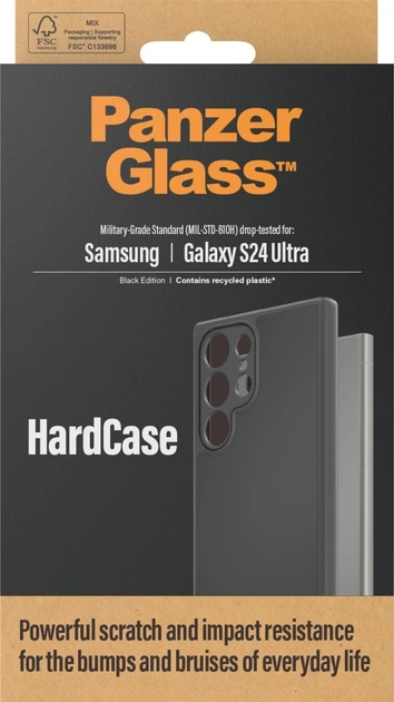 Панель Panzer Glass Hard Case для Samsung Galaxy S24 Ultra Black (5711724012228) - зображення 4