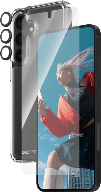 Etui Panzer Glass Bundle 3in1 do Samsung Galaxy S24 + Screen Protector Transparent (5711724212109) - obraz 1