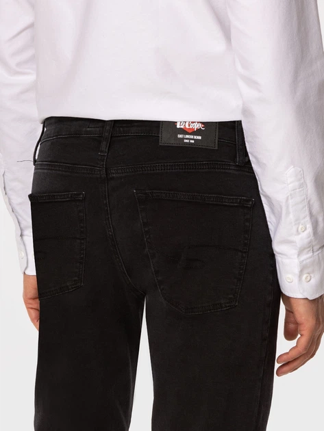Jeansy slim fit męskie Lee Cooper London-1089 28-30 Czarne (5905991750109) - obraz 3