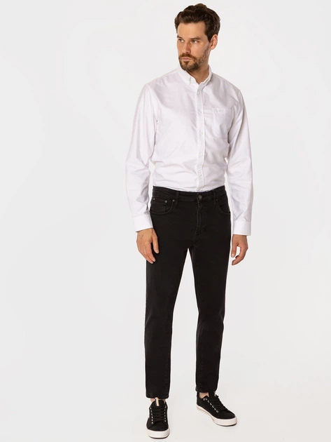 Jeansy slim fit męskie Lee Cooper London-1089 30-32 Czarne (5905991750154) - obraz 4