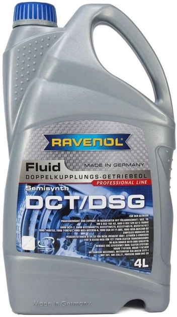 Olej przekładniowyj RAVENOL do automatycznej skrzyni biegów ATF DCT/DSG 4 L (4014835718999) - obraz 1