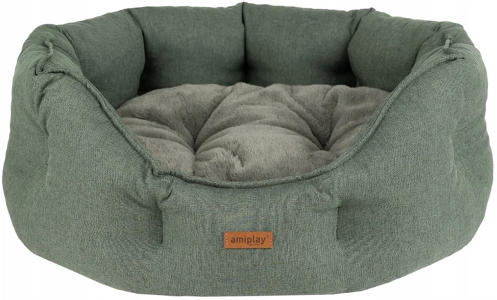 Лежак для собак Amiplay Como Colosseum S Зелений (5907563312340) - зображення 1