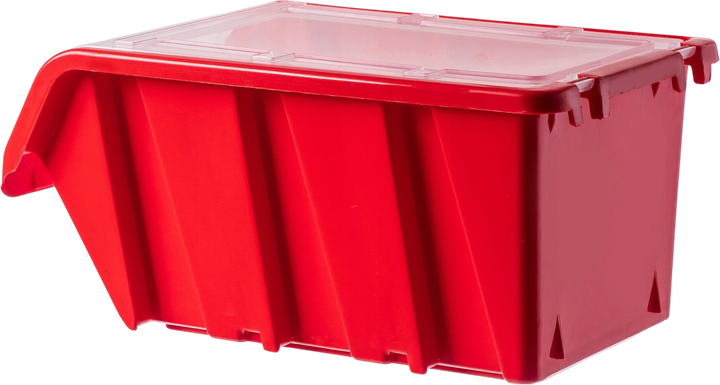 Zestaw kuwet warsztatowych z pokrywą Kadax KTR20 195 x 120 mm 10 szt. Czerwone (5903699456866) - obraz 5