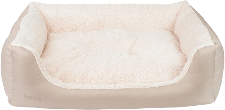 Legowisko dla psów Amiplay Aspen Sofa M Beżowe (5907563240087) - obraz 1