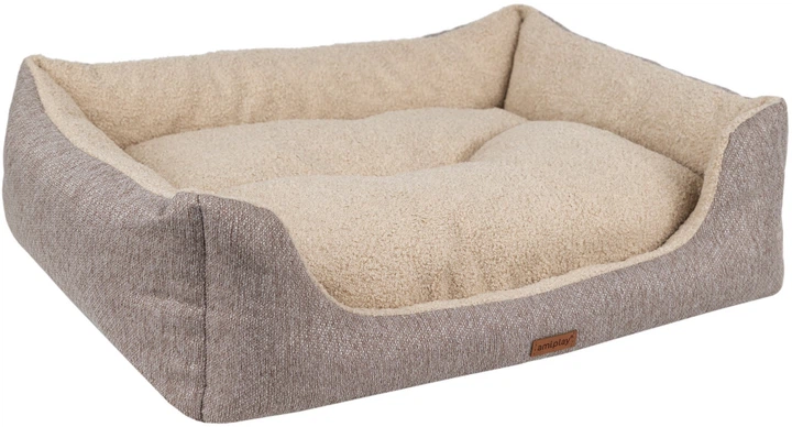 Legowisko dla psów Amiplay Malmo Sofa M Beżowe (5907563299382) - obraz 2