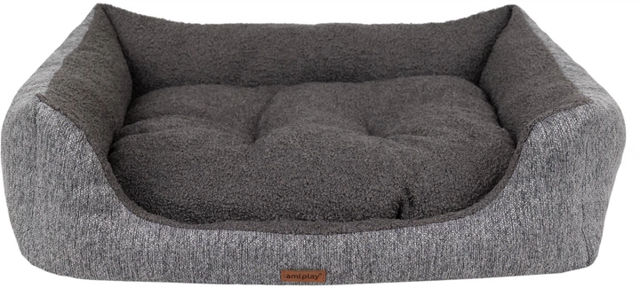 Legowisko dla psów Amiplay Malmo Sofa S Szare (5907563299351) - obraz 1