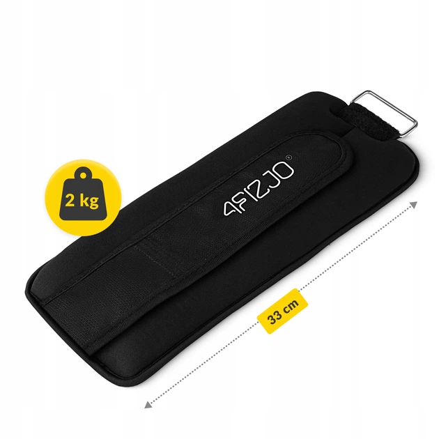 Утяжелители-манжеты для ног и рук 4FIZJO 2 x 2 кг Black (P-5907739311108) - изображение 10
