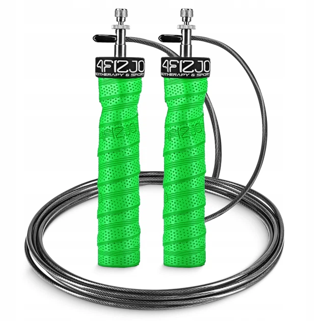 Скакалка скоростная для кроссфита 4FIZJO Speed Rope PRO+ Green (P-5907739313195) - изображение 10