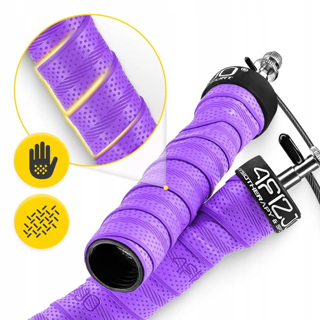 Скакалка скоростная для кроссфита 4FIZJO Speed Rope PRO+ Violet (P-5907739313188) - изображение 10