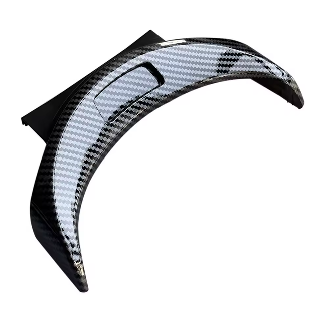 Накладка лотка (кнопка подлокотника) Mercedes-Benz C GLC Class W205 W253 (A2056803407) B 200 mm (Carbon Pattern) - изображение 4