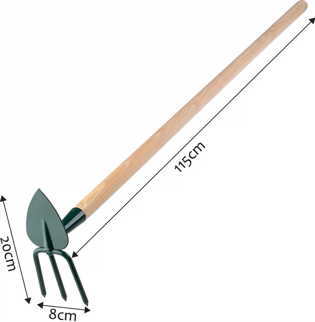 Садова мотика Kadax 8 x 115 см Зелена (K1228) - зображення 6