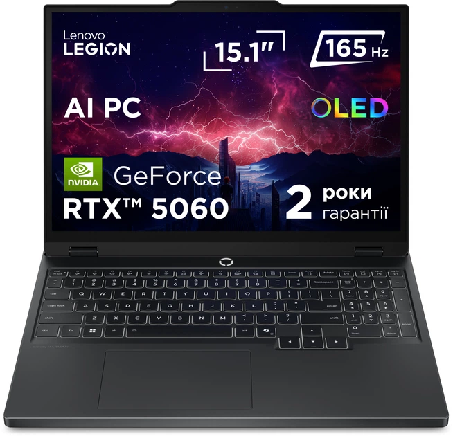 Ноутбук Lenovo Legion 5 15AHP10 (83M00069RA) Eclipse Black / 15.1