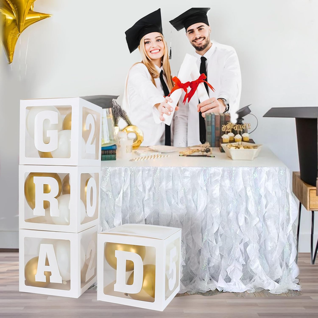 Коробки Для Кульок GRAD 2026 30х30см Білий - Фото 4 Коробки Для Кульок GRAD 2026 30х30см Білий - зображення 4