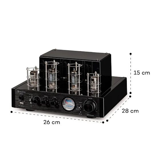 Профессиональный Усилитель Auna Amp VT Черный - Фото 2 Профессиональный Усилитель Auna Amp VT Черный - изображение 2