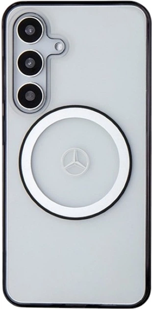 Etui Mercedes-Benz Printed Logo MagSafe do Samsung Galaxy S24 Transparent (MEHMS24S23HUOKC) - obraz 3