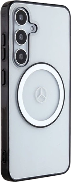 Etui Mercedes-Benz Printed Logo MagSafe do Samsung Galaxy S24 Transparent (MEHMS24S23HUOKC) - obraz 4
