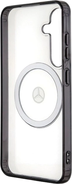 Etui Mercedes-Benz Printed Logo MagSafe do Samsung Galaxy S24 Transparent (MEHMS24S23HUOKC) - obraz 7