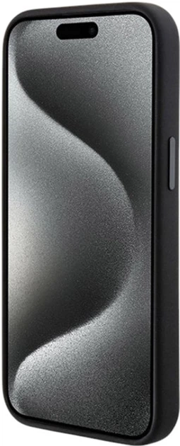 Панель AMG Silicone Large Rhombuses Pattern MagSafe для Apple iPhone 15 Plus/14 Plus Black (AMHMP15M23SSPK) - зображення 5