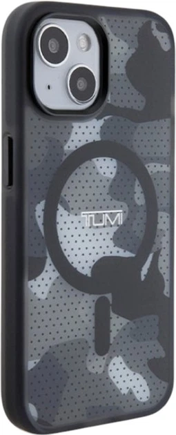 Панель TUMI Frosted Camo Print MagSafe для Apple iPhone 15/14/13 Black (TUHMP15STCAMK) - зображення 4